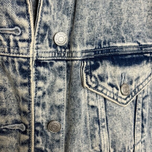 Wild fable Denim Jacket blue jean jacket Med Wash Sz S WOMEN USA - Picture 3 of 5